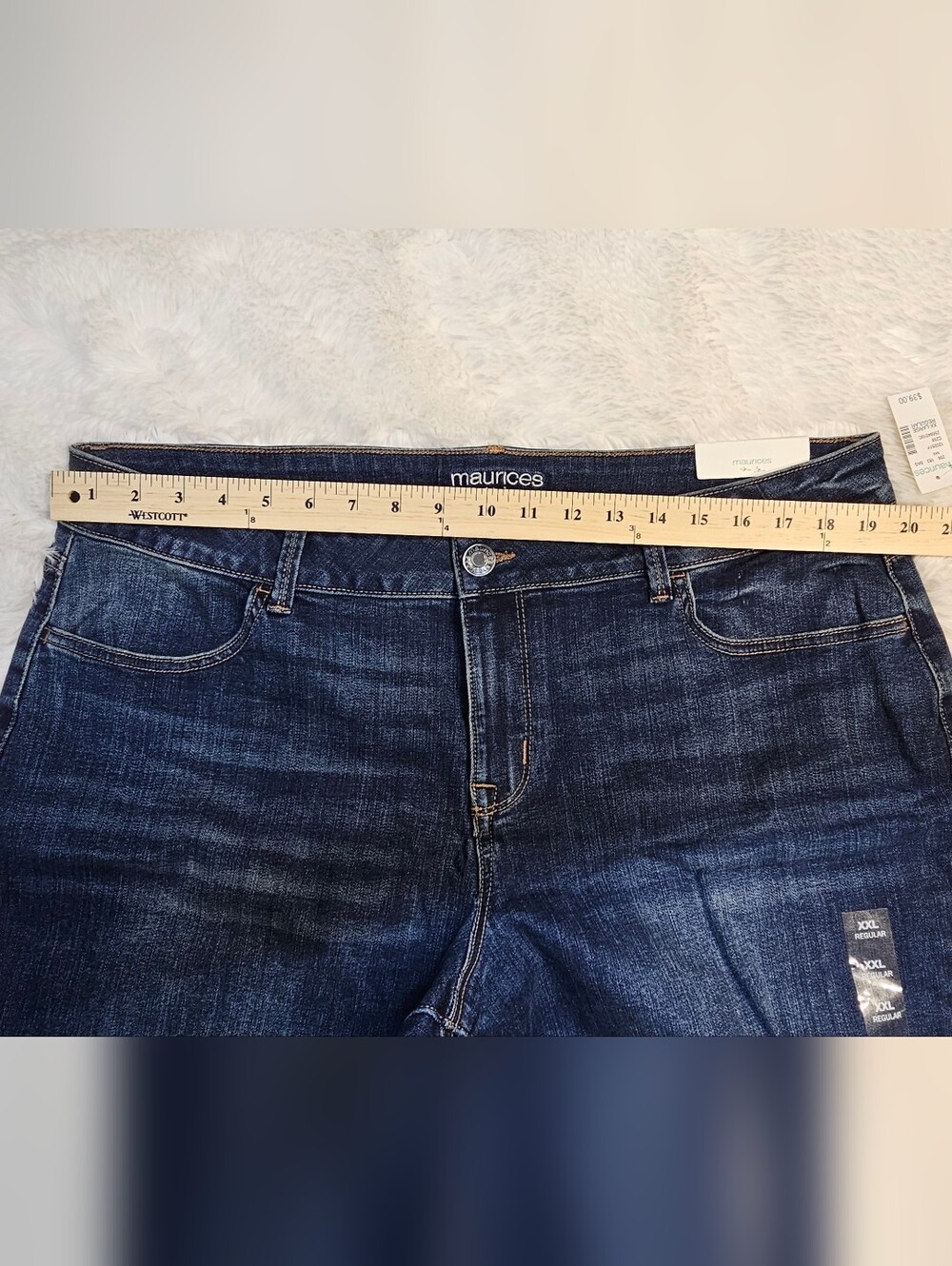 Maurices XXL Distressed Mid-Rise Tapered Jeans – NWT - Picture 8 of 10